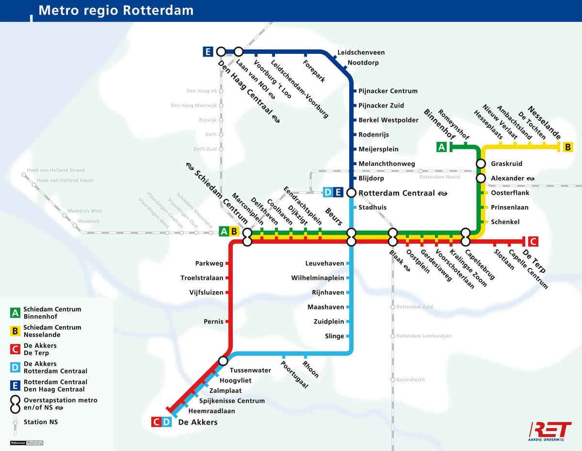 hagako metro mapa